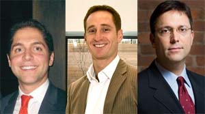 (l-r) Weissman, Blesso, Kirtzman - photos courtesy of Edelman Public Relations