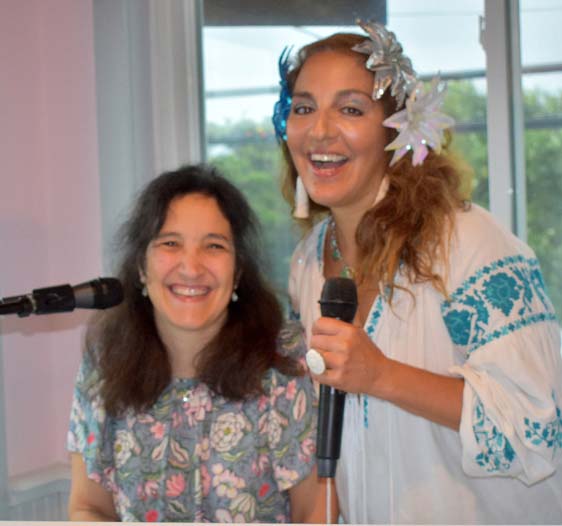 Susan Campanaro (right) & Lynn Portas - photo by Bruce-Michael Gelbert