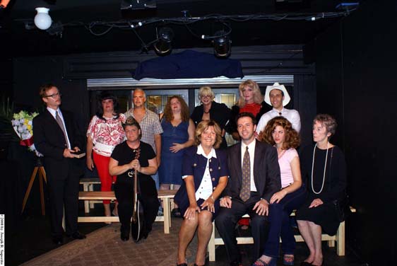 cast of Richard LaFrance's Island Rep's production of Del Shores' "Sordid Lives," at the Tides, August 2008  photo by Joseph R. Saporito